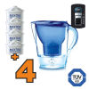 Caraffa filtrante Brita Marella Cool Blu + 4 filtri