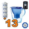 Caraffa filtrante Brita Marella Cool Blu + 13 filtri