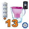 Caraffa filtrante Brita Marella Cool Porpora + 13 filtri
