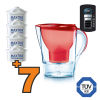 Caraffa filtrante Brita Marella Cool Rossa + 7 filtri
