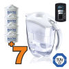 Caraffa filtrante Brita Elemaris XL Bianca + 7 filtri