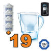 Caraffa filtrante Brita Marella Cool Bianca + 19 filtri