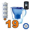 Caraffa filtrante Brita Marella Cool Blu + 19 filtri