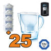 Caraffa filtrante Brita Marella Cool Bianca + 25 filtri