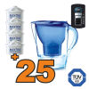Caraffa filtrante Brita Marella Cool Blu + 25 filtri