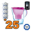 Caraffa filtrante Brita Marella Cool Porpora + 25 filtri