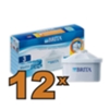 Confezione 12 Filtri BRITA MAXTRA originali (Scorta Annuale)
